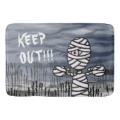 Halloween Horror Creepy Mummy Bath Mat Badematte (Vorderseite)