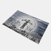 Halloween Horror Creepy Scarecrow Doormat Fußmatte (Schrägansicht)