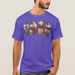 Halloween Horror Fall Kaffeepumpenkürbis Spice Lat T-Shirt