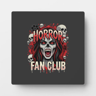 Halloween Horror Fan Club Vampir-Schädel Fotoplatte