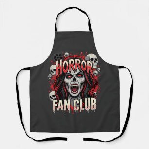 Halloween Horror Fan Club Vampir-Schädel Schürze