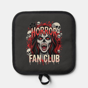 Halloween Horror Fan Club Vampir-Schädel Topflappen