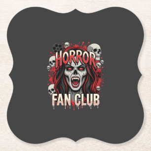Halloween Horror Fan Club Vampir-Schädel Untersetzer