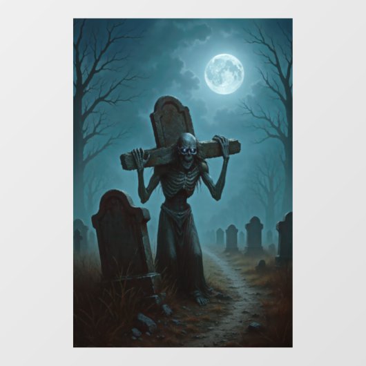 Halloween-Horror Fensteraufkleber (Blatt)