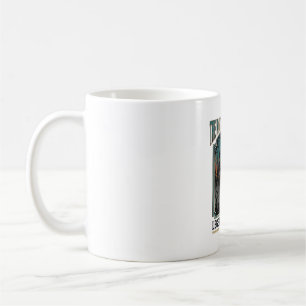 Halloween-Horror-Geisterhafte Nacht Vintage Grusel Kaffeetasse