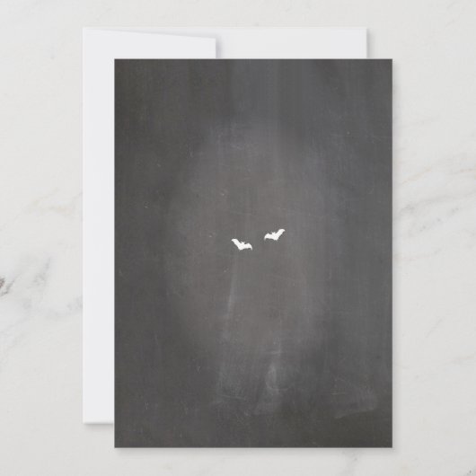 Halloween Horror Gothic Frame Einladung (Rückseite)