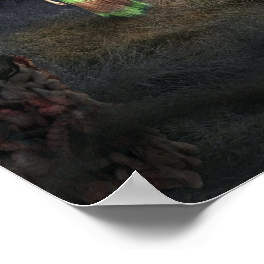 Halloween Horror House Poster (Ecke)