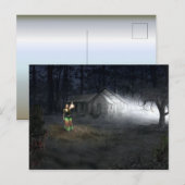 Halloween Horror House Postkarte (Vorne/Hinten)