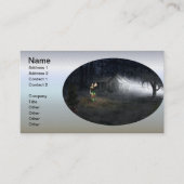 Halloween Horror House Visitenkarte (Vorderseite)