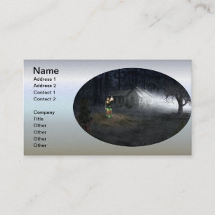 Halloween Horror House Visitenkarte