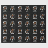 Halloween-Horror ist die Jahreszeit gruselig Geschenkpapier (Flach)