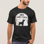 Halloween Horror Jack Russell Terrier T-Shirt (Vorderseite)