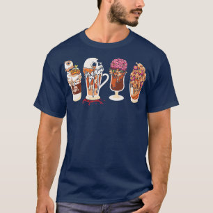 Halloween-Horror-Kaffeehaus Graphic T-Shirt