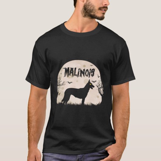 Halloween Horror Malinois T-Shirt (Vorderseite)