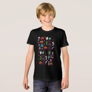 Halloween Horror & Monster Icon Art T - Shirt