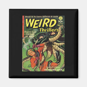 Halloween-Horror-Monster-vintage-Comic-Book-retro Magnet