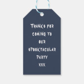 Halloween-Horror-Mummy-Trick oder -Behandlung Geschenkanhänger (Rückseite)