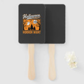 Halloween Horror Night Retro-Geisterwald Fächer (Vorne und Hinten)
