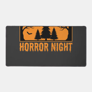 Halloween Horror Night Retro-Geisterwald Schreibtischunterlage