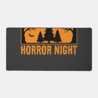 Halloween Horror Night Retro-Geisterwald Schreibtischunterlage