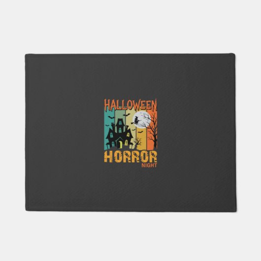 Halloween Horror Night Spukhaus Vektor_1 Fußmatte (Vorderseite)