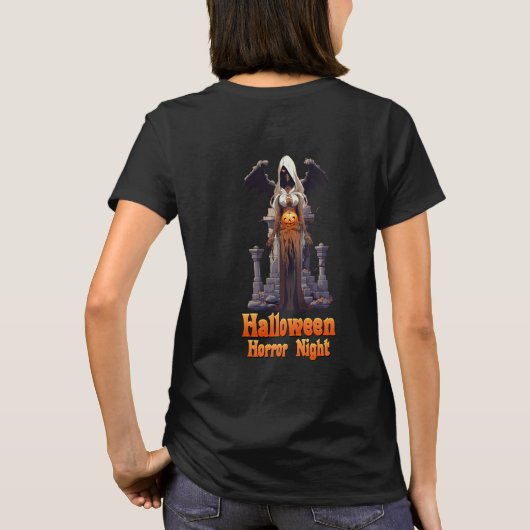 Halloween Horror Night T-Shirt (Rückseite)