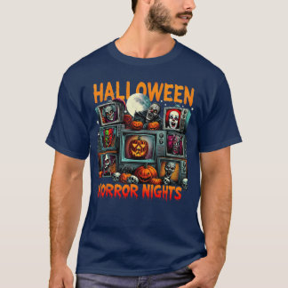 Halloween Horror Nights Gruselfilm-Familie T-Shirt