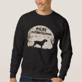 Halloween Horror Polish Lowland Sheepdog Sweatshirt (Vorderseite)