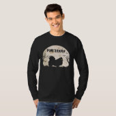 Halloween Horror Pomeranian T-Shirt (Vorne ganz)