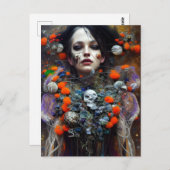 Halloween Horror Postcard Postkarte (Vorne/Hinten)