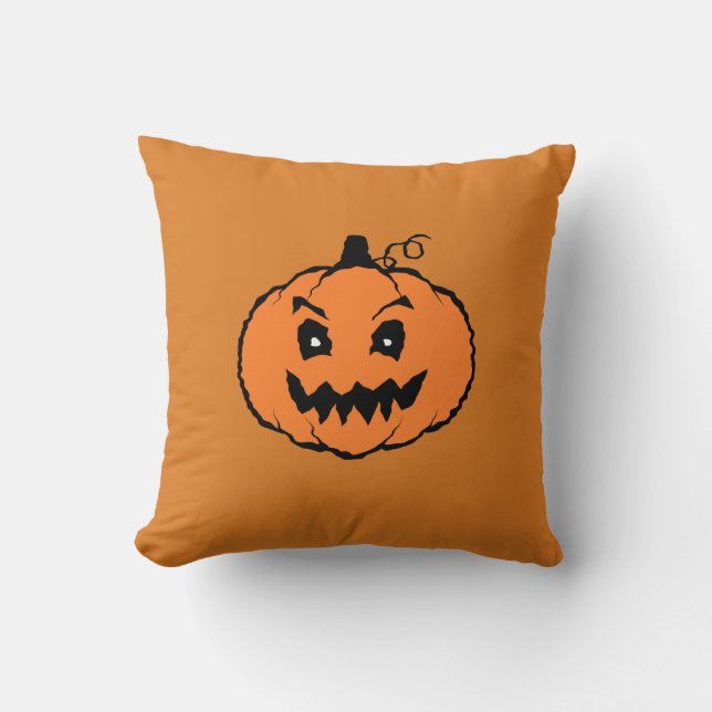 Halloween Horror Pumpkin Kissen (Vorderseite)