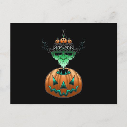 Halloween Horror Punk Postkarte (Vorderseite)