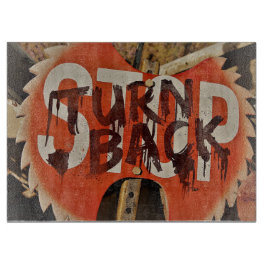 Halloween Horror Saw Schneidebrett