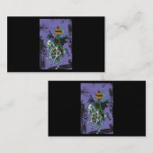 Halloween Horror Skeleton Cowboy Reitsaal Visitenkarte (Vorne/Hinten)