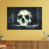 Halloween Horror Skull Leinwanddruck (Insitu (Wohnzimmer))