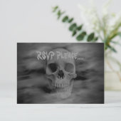 Halloween Horror UAWG RSVP Karte (Stehend Vorderseite)