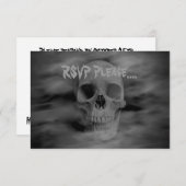 Halloween Horror UAWG RSVP Karte (Vorne/Hinten)