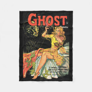 Halloween-Horror-Vintage-Geist-Comic-Book-Retro-S Fleecedecke