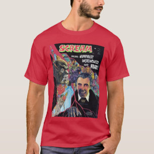 Halloween-Horror-Vintage-Werwolf-Vampir-Comic-Bo T-Shirt