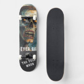 Halloween, Horror, Zombie, Augen des Vollmonds, Skateboard (Vorderseite)