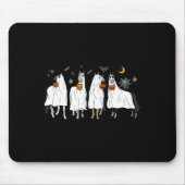 Halloween Horse Ghost Boo Pumpkin Kostüm für Männe Mousepad (Vorne)