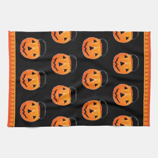 Halloween Hostess Gift Decor Geschirrtuch (Horizontal)
