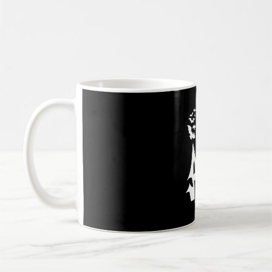 Halloween House Kaffeetasse (Links)