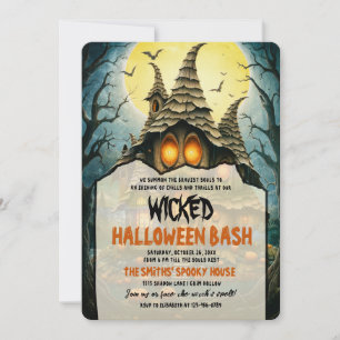 Halloween-House-Party Einladung