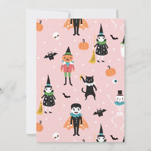 Halloween House-Party Einladung (Rückseite)