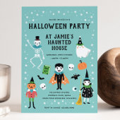 Halloween House-Party Einladung