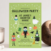 Halloween House-Party Einladung