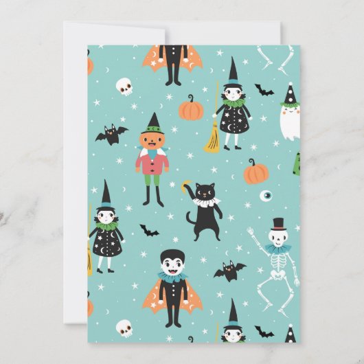 Halloween House-Party Einladung (Rückseite)