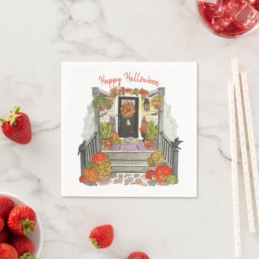 Halloween House Party Serviette (Beispiel)