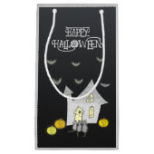 Halloween House, Schwarze Katzen, Fledermäuse, Kür Kleine Geschenktüte (Vorderseite)